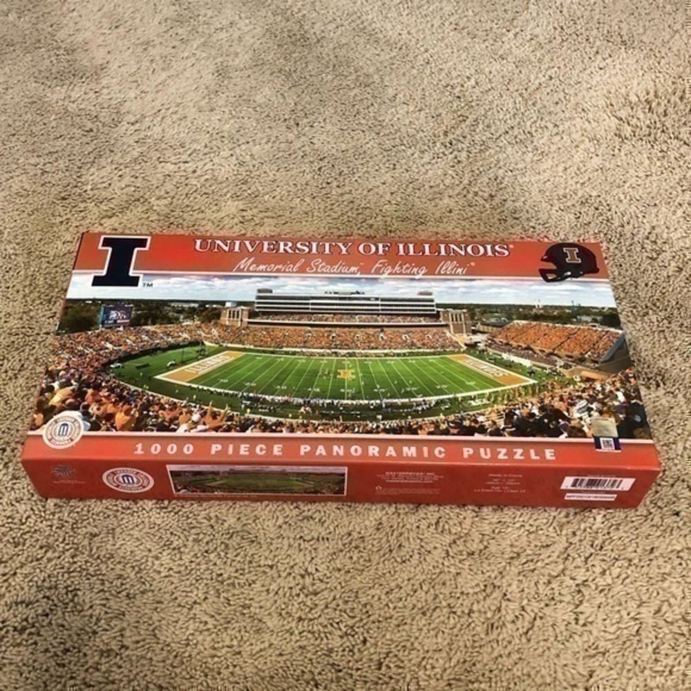 University of Illinois Memorial Stadium Fighting Illini 1000 Pieces puzzle
